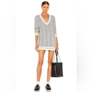SUPERDOWN SHAWNIE VARSITY SWEATER DREESS